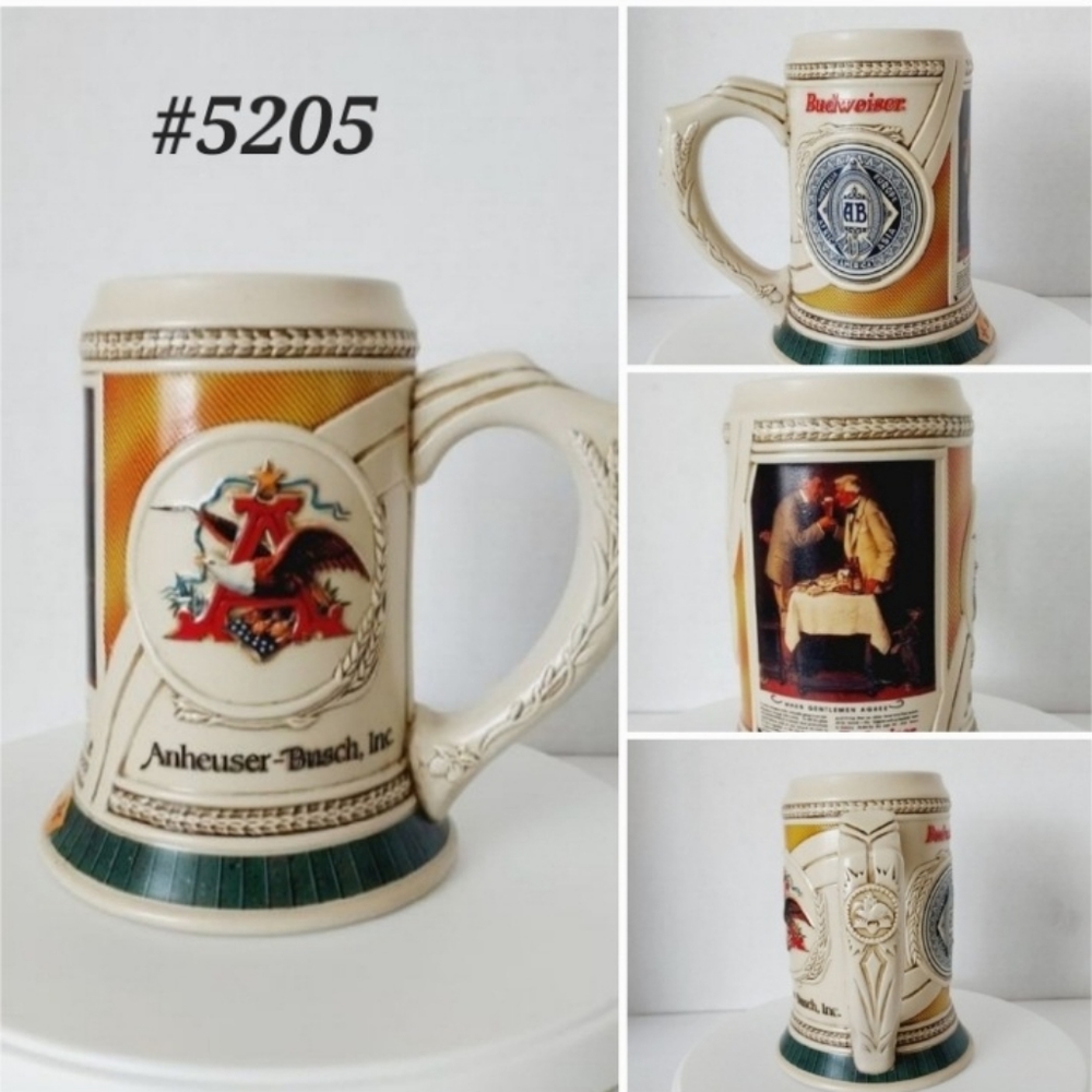 Budweiser Historic Advertising Series Stein When Gentlemen Agree 🤍1998